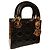 Christian Dior Bolsa Lady Dior Micro Bag Preto