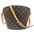 Bolso de hombro Louis Vuitton Monogram Druot Castaño