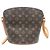 Bolso de hombro Louis Vuitton Monogram Druot Castaño - vista 2
