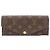 Louis Vuitton Monogram Portefeuille Sarah Bi-fold Long Wallet Braun Monogramm