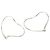 Autre Marque Tiffany & Co. Open Heart Creolen Silber