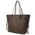 Bolsa de Ombro Louis Vuitton Damier Neverfull MM Marrom Damier ebene - vista 2
