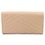 Cartera bi-fold de piel beige Yves Saint Laurent - vista 3