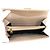 Cartera bi-fold de piel beige Yves Saint Laurent - vista 6