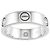 Anello Cartier Love in oro bianco - vista 2