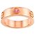 Anello Cartier Love in oro rosa 18K - vista 2