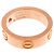 Anello Cartier Love in oro rosa 18K - vista 3