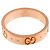 Anillo Gucci Icon Band en oro rosa - vista 3