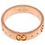 Anillo Gucci Icon Band en oro rosa - vista 4