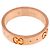 Anillo Gucci Icon Band en oro rosa - vista 5