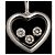 Collier Chopard Happy Diamonds Heart - vue 7
