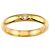 Anello a fascia Harry Winston in oro giallo 18K - vista 2