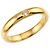 Anello a fascia Harry Winston in oro giallo 18K - vista 4