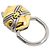 Bulgari Portachiavi Bvlgari BVLGARI Charm in oro giallo e acciaio inossidabile - vista 3