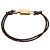 Bracciale Louis Vuitton Brown Monogram LV Padlock 17 Marrone - vista 3