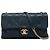 Chanel Blue Jumbo Quilted Calfskin Triple Stitched Flap Blu navy