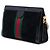 Gucci Borsa a Tracolla Ophidia Chain Piccola in Suede Nero - vista 2