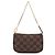 Louis Vuitton Brown Damier Ebene Mini Pochette Accessoires Braun