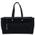 Hermès Black Toile and Vache Hunter Herbag Cabas MM Preto