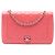 Chanel Pink Small Quilted Crumpled Calfskin Bi Vintage Full Flap Rosa