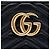 Gucci Borsa a tracolla Small GG Marmont Matelassé in pelle di vitello nera Nero - vista 5