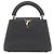 Louis Vuitton Black Taurillon Mini Capucines Nero