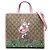 Borsa Satchel Gucci Beige Yuko Higuchi GG Supreme Rabbit