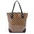 Borsa Tote Gucci Beige GG Crystal con Charms Verticali