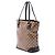 Borsa Tote Gucci Beige GG Crystal con Charms Verticali - vista 2