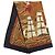 Pañuelo de seda Hermès Brown Marine Naive 90 Castaño