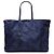 Bottega Veneta Blue Nylon Intrecciolusion Tote Blau