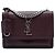Autre Marque Saint Laurent Purple Small Grained Calfskin Monogram Sunset Crossbody Porpora