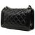 Le Boy Chanel Black Old Medium Quilted Lambskin Double Stitch Boy Flap Preto - vista 2