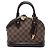 Louis Vuitton Brown Damier Ebene Alma BB Marron