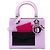 Autre Marque Dior Purple Medium Calfskin Pockets Lady Dior Porpora