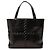 Autre Marque Bolso tote Saint Laurent de piel grabada efecto cocodrilo negro