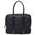 Borsa da lavoro Prada in Tessuto con rifiniture in Saffiano nero