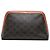 Céline Pochette Celine Brown Triomphe Coated Canvas Marron Marron foncé