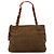 Bolso Tote Chanel CC de gamuza marrón con cadena de carey Castaño