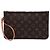 Bolsa Louis Vuitton Brown Monogram Neverfull MM Marrom