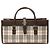 Burberry Beige House Check Canvas Handtasche