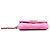 Portamonete Chanel 19 Flap in denim matelassé rosa con catena - vista 3