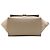 Céline Celine Beige Medium Trapeze Satchel aus bicolor Kalbsleder und Wildleder - Ansicht 3