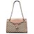Borsa a tracolla Gucci Emily Large in canvas GG beige