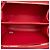 Chanel Red Small Caviar CC Filigree Vanity Case Rouge - vue 4