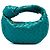 Bottega Veneta Mini Jodie in Nappa Intrecciato Blu Turchese