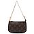 Louis Vuitton Brown Monogram Mini Pochette Accessoires Braun