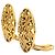 Orecchini a clip rotondi in filigrana placcati oro Chanel Gold CC D'oro - vista 6