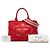 Prada Sac Tote Small Canvas Canapa Logo Rouge - vue 7
