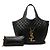 Autre Marque Saint Laurent Icare Shopping Tote aus gestepptem Lammleder in Schwarz Maxi - Ansicht 7